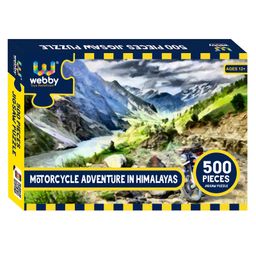 Webby Motorcycle Adventure Puzzle Multicolor - 500 Pieces-image-96