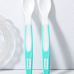 Babyhug Soft Tip Spoon Pack Of 2 - Green-25
