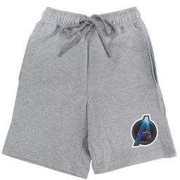 Marvel By Crossroads Avengers Print Detailing Shorts - Light Grey-image-80