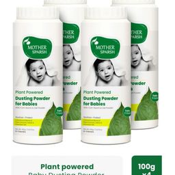 Mother Sparsh Talc-Free Natural Dusting Powder for Babies - 100 gm (Pack of 4)-16