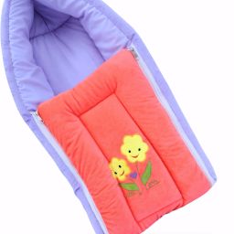Velvet Baby Carry Bed for New Born Babies & Infants 0-6 Months Sleeping Bag-image-59