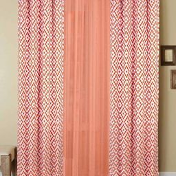 Dekor World Multicoloured Set of 3 Long Door Curtain-19
