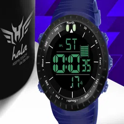 Hala Men Solid Round Tang Regular Digital Watch-47