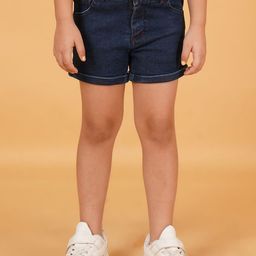 Creative Kids Girls Washed Denim Denim Shorts-image-62