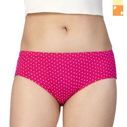 CHIC Women Pack Of 3 Printed Pure Cotton Hipster Briefs-image-87