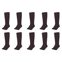 MUKHAKSH Men Pack Of 10 Cotton Knee Length Socks-image-89