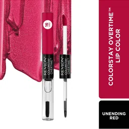 Revlon Colorstay Overtime Transfer-Proof Long Lasting Lip Color 4 ml - Unending Red image 1