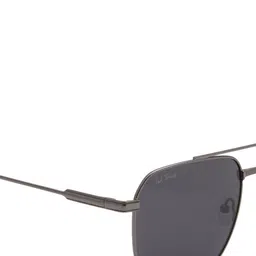 Ted Smith Unisex Aviator Sunglasses with Polarised and UV Protected Lens CARL_C2-GUNMETAL image 5