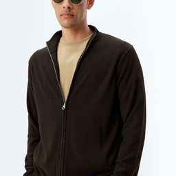 Koton Men Cotton Zip Detail Cardigan-image-46