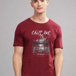 ADRO Men Printed Applique T-shirt-picture-16