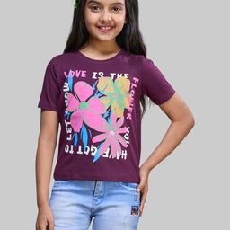 ZUNIORS SSC Kids-Unisex Red Cotton Printed Tshirts-image-80