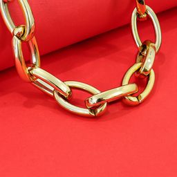 VAGHBHATT Gold Plated Stainless Steel Necklace & Chains-10