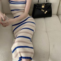 DressBerry Striped Bodycon Dress-image-86