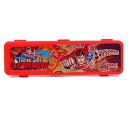 Sticker Bazaar Superman Print Pencil Box (Color and Print may vary) image 2