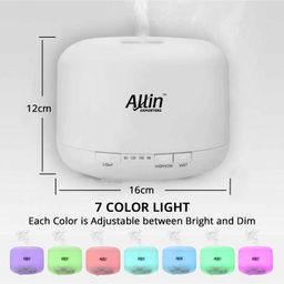 Allin Exporters Aroma Diffuser & Ultrasonic Humidifier With Changing LED Lights - Blue image 2