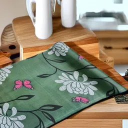 REVEXO Green & White Printed Water-Resistant Shelf Liner-picture-19