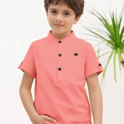 BAESD Boys Original Semi Sheer Formal Shirt-19