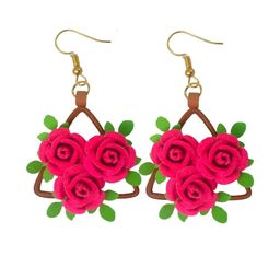 Designers Collection Women Pink Earrings-image-83