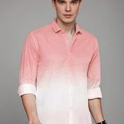 INDOPRIMO Men Dyed Spread Collar Casual Shirt-picture-26