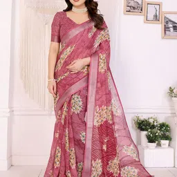 Moda Rapido Floral Printed Zari Saree-picture-32