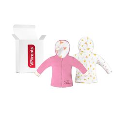 VParents Unisex Kids Cotton Reversible Hoodie Jacket-image-99