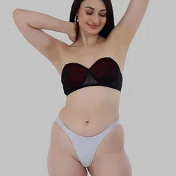 SELFCARE Pack of 2 Half Coverage Lightly Padded Non-Wired Bra image 3