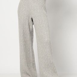 GAP Striped Cashsoft Wide-Leg Flat Knitted Trousers-image-93