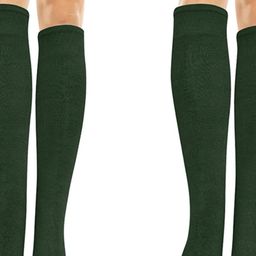 MUKHAKSH Unisex Green Socks-image-79