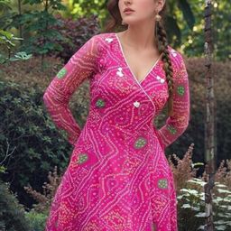 Moda Rapido Floral Print Georgette Dress-picture-5