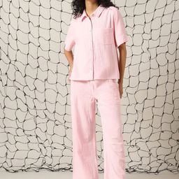 Hubberholme Pure Cotton Shirt with Trouser-image-58