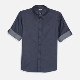 Allen Solly Junior Boys Spread Collar Abstract Printed Cotton Casual Shirt-93
