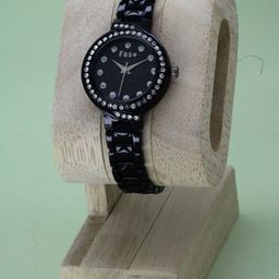 VIRAKTI Women Brass Embellished Dial & Wrap Around Straps Digital Watch H-15-BLACK-image-59