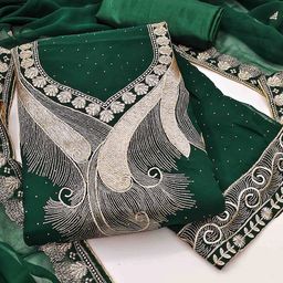 KALINI Embroidered Unstitched Dress Material-image-19