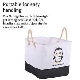 Kuber Industries Black and White 4 Pieces Printed Multi-Utility Organisers image 4