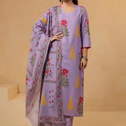 Moda Rapido Women Printed Viscose Rayon Kurta Sets With Dupatta-picture-13