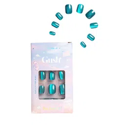 Gush Beauty Set Of 24 Reusable Press On Nails With Application - Deep Sea Siren-picture-26
