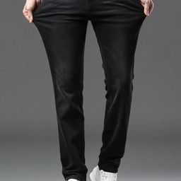 KPOP Men Squeeze Hug Skinny Fit Trousers-image-79