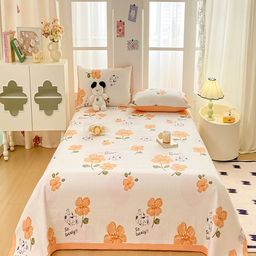 JC HOME 3-Pcs Printed 162 GSM Single Bed Cover-image-18