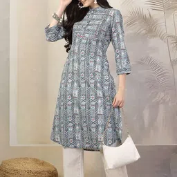 Nayam By Lakshita Geometric Printed Regular Kurta with Palazzos image 5