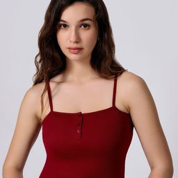 Outzidr Women Square Neck Ribbed Top-picture-8