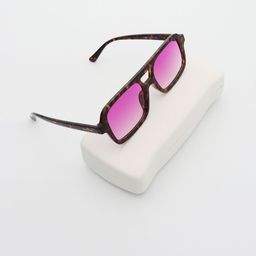 PELLE LUXUR Women Rectangle Sunglasses with UV Protected Lens PL25GS163-image-46