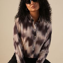 Globus Women Abstract Printed Shirt Style Top-picture-25