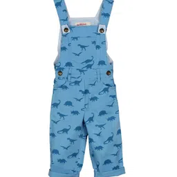 My Little Lambs Kids Printed 
Pure Cotton Dungarees-16