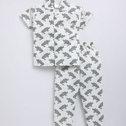 NAUTI KIDZ Boys Printed Night suit-image-83