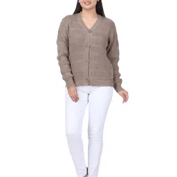 WOOL 4U Women Woollen Cardigan-image-35