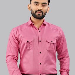 KHUSHI CREATION Men Original Opaque Casual Shirt-image-85