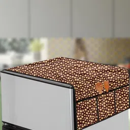 The Furnishing Tree Brown Plastic Refrigerator Cover-picture-29