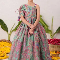 Lagorii Luxe Floral Print Maxi Dress-53