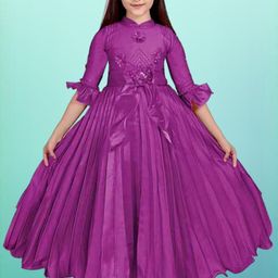 PRENA FASHION Girls Purple Dresses-image-71