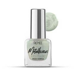 Renee Metallicious Long Lasting Nail Paint - 10 ml - Silver Charm-55